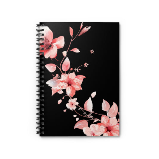 Spiral Notebook - Ruled Line / Cherry Blossoms
